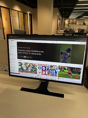 Мониторы: Samsung 27" Full HD İdeal Vəziyyətdə Monitor (LS27E390) Şəxsi — 2