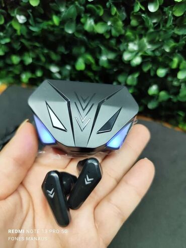 наушники беспроводные наушники: Игровые беспроводные наушники TWS с LED‑подсветкой и футуристичным