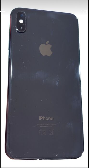 Apple iPhone: IPhone Xs, 256 ГБ, Space Gray, Каптама, Кабель, Коргоочу айнек, 76 %