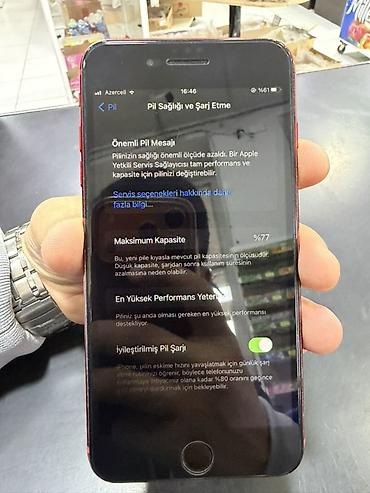 ayfon 11 ucuz: IPhone 8 Plus, Qırmızı, Barmaq izi — 5