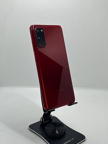 Samsung Galaxy S20, Б/у, 128 ГБ, цвет - Красный, 2 SIM