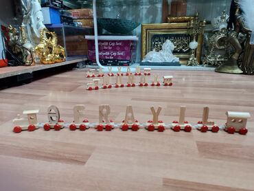 Sifarişlə əl işləri: Əl işi Taxta həriflər 1azn Topdan qiyməti 1-aznən azı hər hərifdən — 16