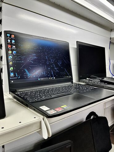 компютерь: Ноутбук, Lenovo, 16 ГБ ОЗУ, AMD Ryzen 5, 15.6 ", Б/у, Игровой, память SSD