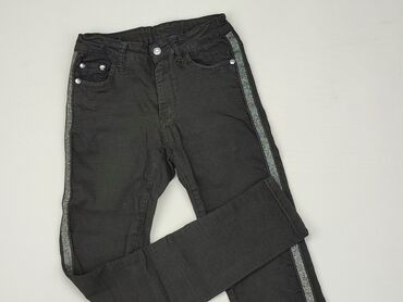 jeansy pozna��: Spodnie jeansowe, 12 lat, 146/152, stan - Zadowalający