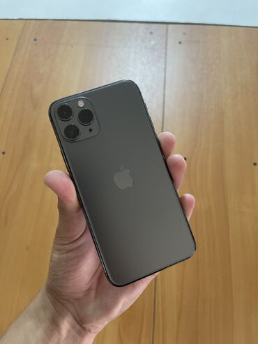 ноутбук intel core i3: IPhone 11 Pro, Колдонулган, 64 ГБ, Graphite, Каптама, 100 %
