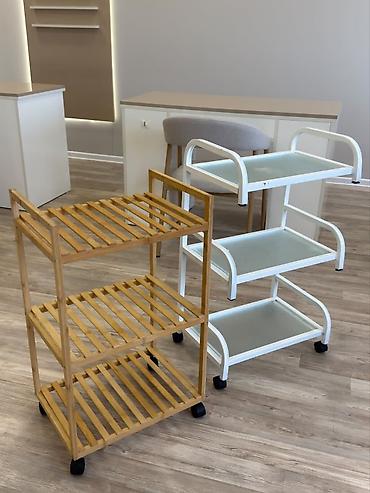 Полки, этажерки: Aynur 45-40💫✍️ Salon üçün təkərli katalka . Hər biri yeni kimidir — 1