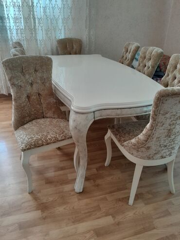Digər mebel: NazaMasa desti satilir. Demek olarki tezedir. 8 oturacagi var.masa