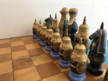 Şahmatlar: Antik sahamat 1950 ve 60 ci illere aid cox nadir tapilan sahmat her — 5