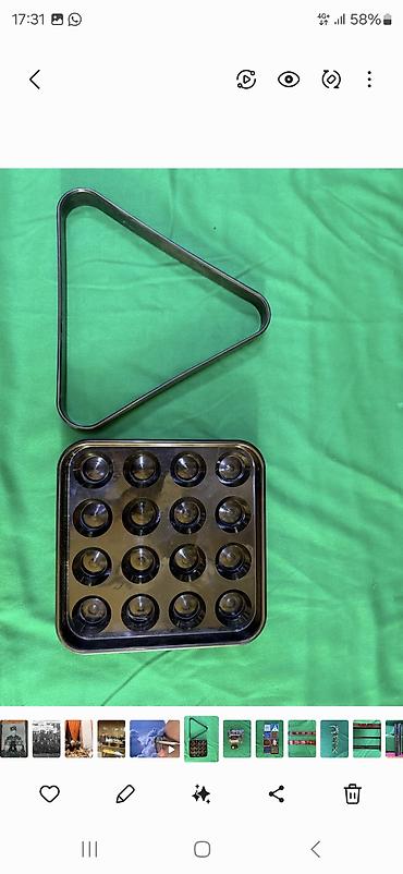 Бильярдные столы: Магазин билярдных аксессуаров сукно, шар, кии, мел,сетка кожа — 25