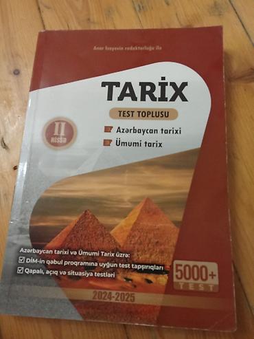 Testlər: Azərbaycan Tarixi Testlər 11-ci sinif, Anar İsayev, 2-ci hissə, 2024 il — 1