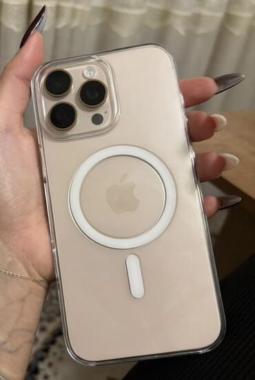 alfon 8 plus: IPhone 16 Pro Max, 256 GB, Qızılı, Face ID