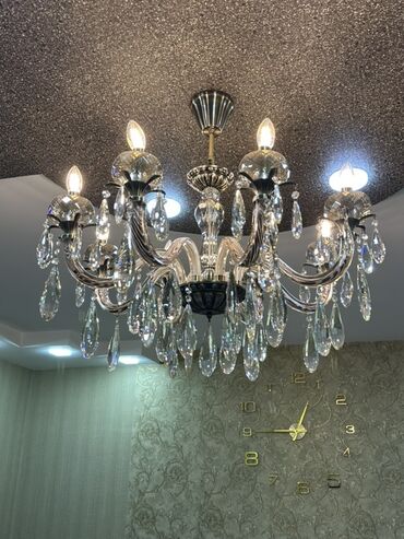 Lent lampalar: Çılçıraq, 7 lampa, Xrustal