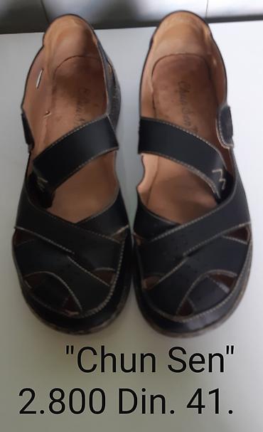 Sandale: Chun Sen ženske kožne sandale - Materijal: prirodna koža (gornjište i — 7