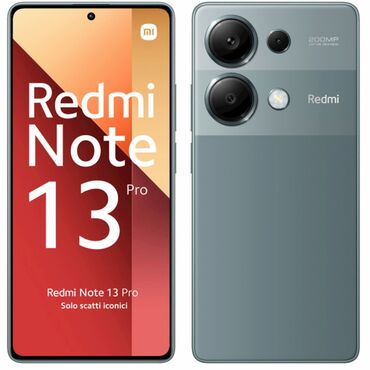 xiaomi redmi 6 qiymeti: Xiaomi Redmi Note 13 Pro, 256 GB, rəng - Qara, 
 Barmaq izi, Face ID