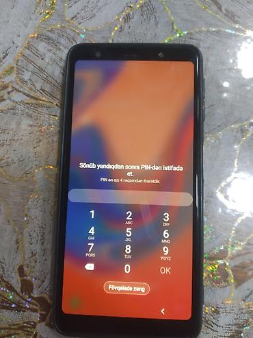 naxcivan ev telefonu: Samsung Galaxy A7 2018, 128 GB, rəng - Qızılı, Sensor, Barmaq izi — 1