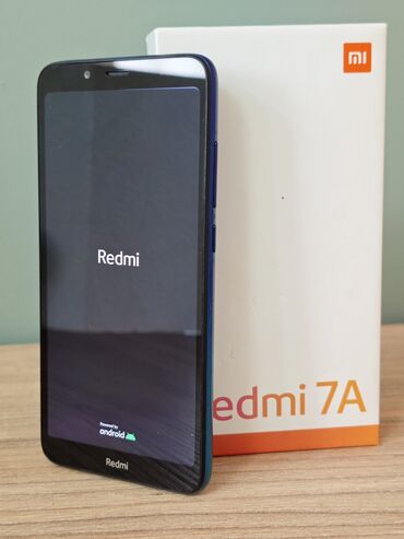 xiaomi redmi 3: Xiaomi Redmi 7A, 32 ГБ, цвет - Синий, 
 Сенсорный, С документами