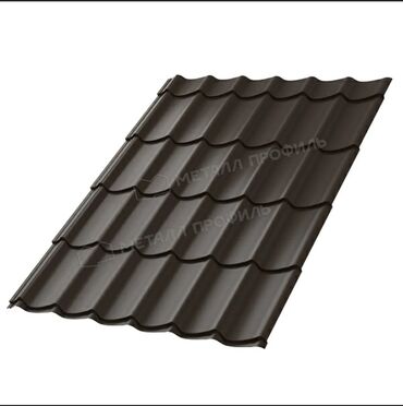 Profnastil: Fərqli rənglərdə metal kirəmit təklif olunur. Bu kirəmitlər dam örtüyü — 12