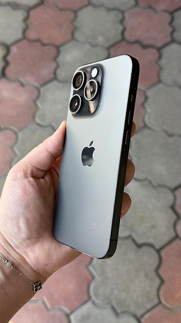 Apple iPhone: IPhone 15 Pro, Б/у, 256 ГБ, Black Titanium, Зарядное устройство, Чехол, Коробка, 87 % — 7