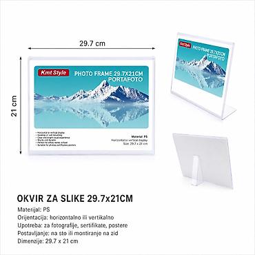 KMT PS plastični okvir za slike 29.7 × 21 cm - Brend: Kmt Style - na lalafo.rs KMT PS plastični okvir za slike 29.7 × 21 cm - Brend: Kmt Style -