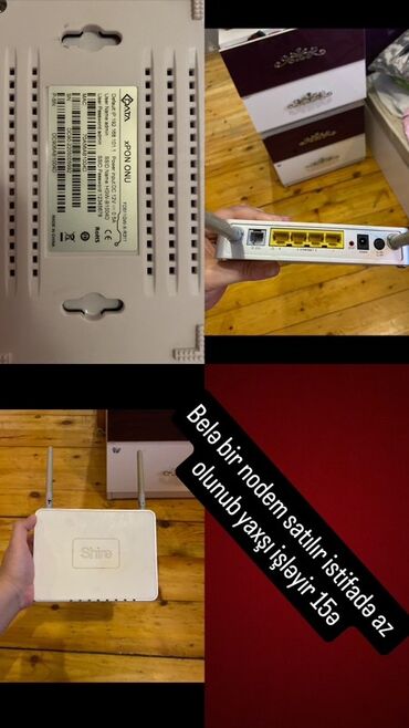 Noutbuk və netbuklar: DATA markalı, XPON ONU tipli bu router ev və ya ofis şəbəkələrində