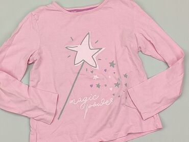 neonowa różowa bluzka: Блузка, Little kids, 8 р., 122-128 см, стан - Задовільний