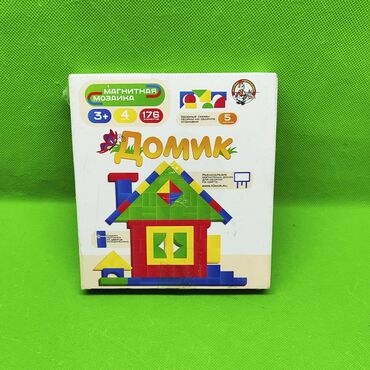 дом игрушка: Мозаика магнитная для детского развития🏡 Позвольте ребенку собрать