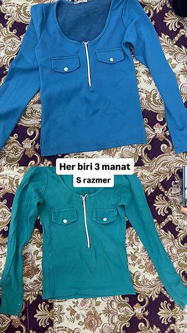 Digər qadın geyimləri: Qadın geyimləri paketi 1) Cins sarafan - Ölçü: S - Ön hissədə cib — 26