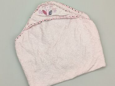 Towels: PL - Towel 74 x 63, color - Pink, condition - Good
