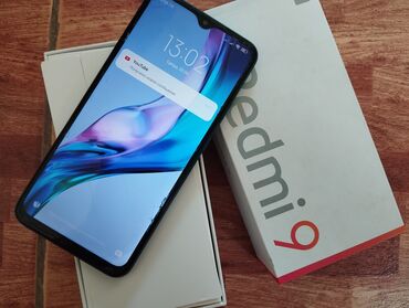чехол а54: Redmi, Redmi 9, Колдонулган, түсү - Көк, 2 SIM