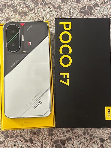 redmi telefon: Poco F7, rəng - Gümüşü, Sensor — 7
