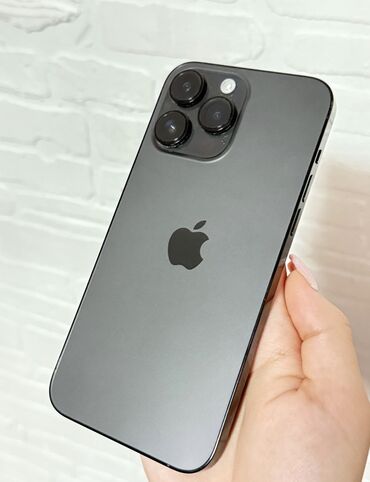 мобильные телефоны айфоны: IPhone 14 Pro Max, Новый, 256 ГБ, Space Gray, Защитное стекло, Чехол, 85 %