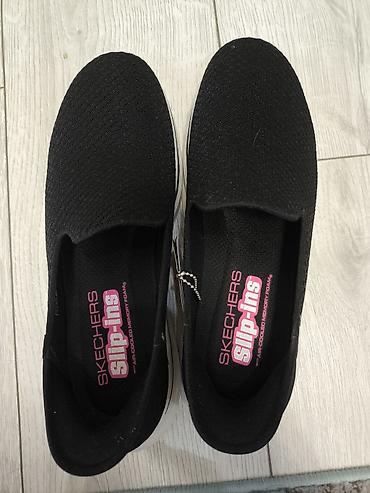 кроссовка: Кроссовки, 40.5, Skechers, Новый, цвет - Черный, Самовывоз — 4