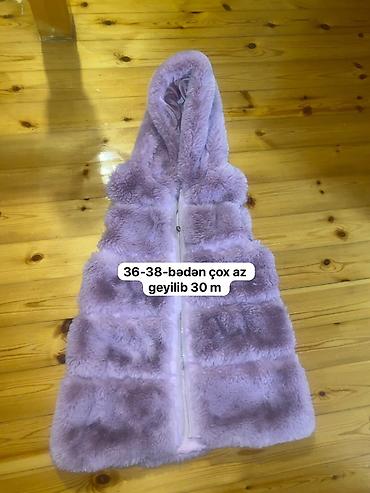 Üst geyimləri: Məhsul: Qadınlar üçün kürklü jilet - Brend: LEYIMEI - Rəng — 1