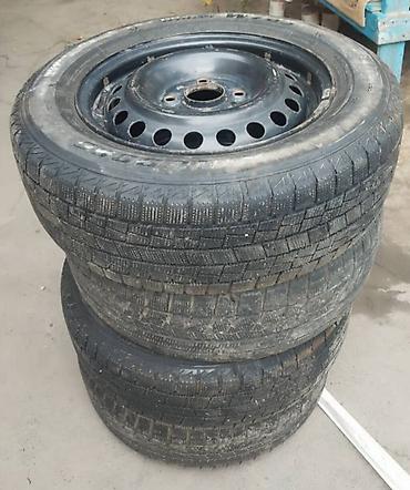 r17 honda: Колеса в сборе 195 / 65 / R 15, Зима, Б/у, Комплект, Легковые, Железные, отверстий - 4 — 2