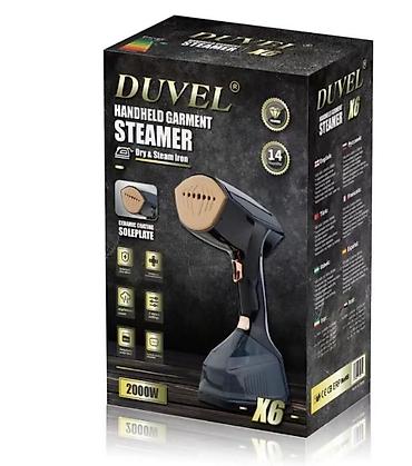 utu qiymeti: №: 7473 Məhsulun adı: Geyim buxarlayıcısı Duvel X6, 2000 Vt Brend — 1