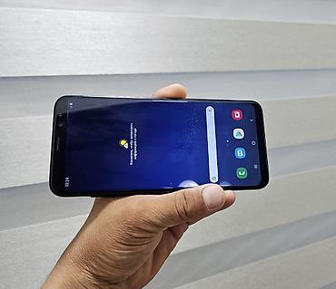note 2: Samsung Galaxy S8 Plus, Б/у, 64 ГБ, цвет - Черный, 2 SIM — 1