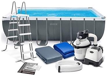 intex havuz: Intex karkaslı həyətyanı hovuz dəsti. İkinci əl 549x274x132 sm 3 ay — 1