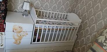 Мебель: Жаны монеж сатылат. Бала жаткан эмес, комоды баары рабочий, высота — 4