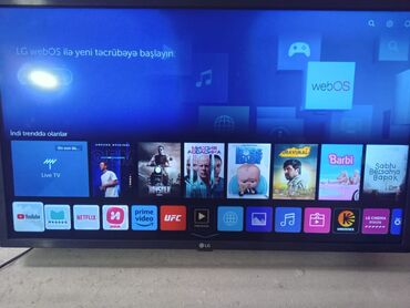 Televizorlar: Lg smart pultu var,ayağı yoxdu,daxilinde krosnu var
