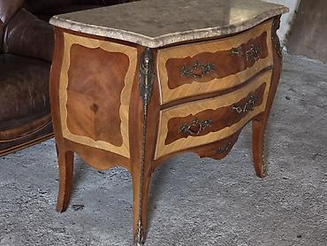 sofa od kože: Komoda sa mermernom pločom – barok/rokoko stil - Elegantna komoda sa — 9
