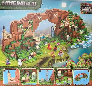 oyuncaq ayi per page 40: Uşaqlar üçün 836 hissədən ibarət Leqo-kanstruktor Mine-World.Digər — 2