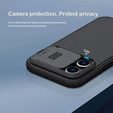 Maske i futrole za telefone: Maska Nillkin CamShield Pro za iPhone 14 Pro 6.1 crna. Uz brzu dostavu — 5