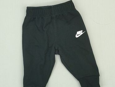 eleganckie czarne spodenki: Sweatpants, Nike, 0-3 months, condition - Very good