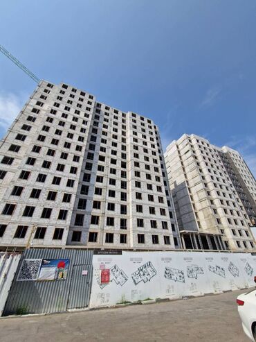 купить квартиру в рассрочку от хозяина: 4 бөлмө, 107 кв. м, Элитка, 12 кабат, ПСО (өзү оңдоп түзөтүп бүтүү үчүн)