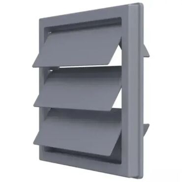 Ugradni ventilatori: U ponudi Ventilaciona rešetka gravitaciona PVC f-355mm 410x410mm siva — 5