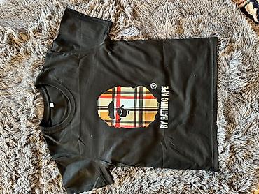 Футболки: Футболка черная с принтом BY BATHING APE. - Цвет: черный - Принт — 2