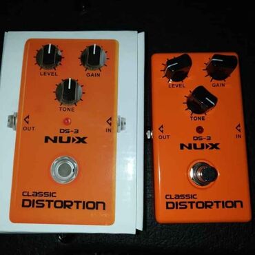 альт музыкальный инструмент: NUX ds-3 - Гитарная педаль эффектов "CLASSIC DISTORTION. Состояние