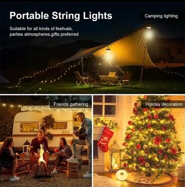 Torşerlər: Dairəvi formalı, isti işıq saçan, simli işıq dəsti. Bu dəstəyə daxil — 4