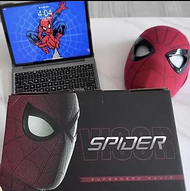 маска spiderman: Маска «Человека‑паука» (Spider Visor) - Ярко‑красная маска с черными — 2