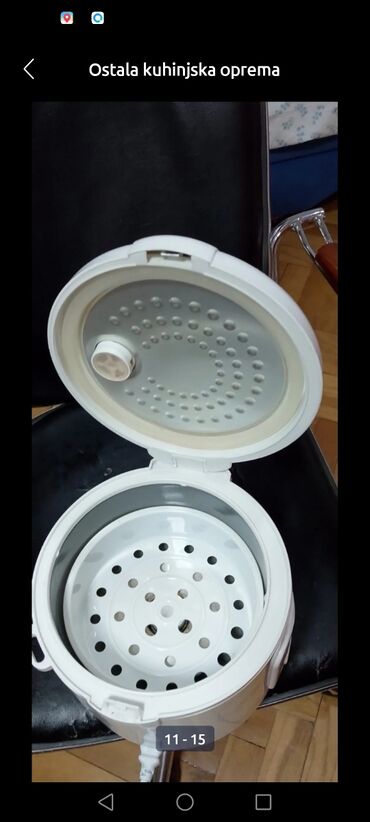 Ostali kuhinjski aparati: Friteza na paru idealna za pripremu Povrća. Pirinča ili drugih na lalafo.rs — 4 Ostali kuhinjski aparati: Friteza na paru idealna za pripremu Povrća. Pirinča ili drugih — 4